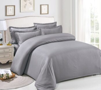 لحاف فندقي سادة نفر ونص – 5 قطع بجودة فندقية عالية