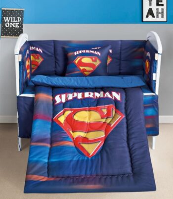 طقم لحاف مواليد 7 قطع قطن مع الحواجز – متعدد الالوان