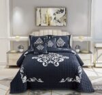 طقم لحاف مخمل مضغوط 6 قطع نفرين