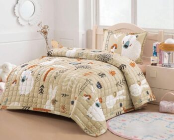 مفرش أطفال مضغوط 3 قطع – تصميمات ممتعة وراحة فائقة