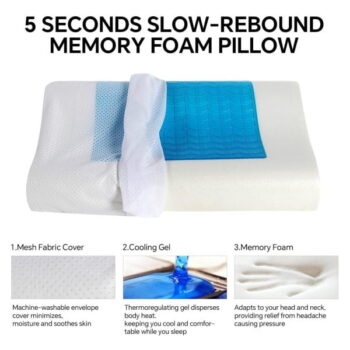 مخده ميموري فوم مع جل طبيه