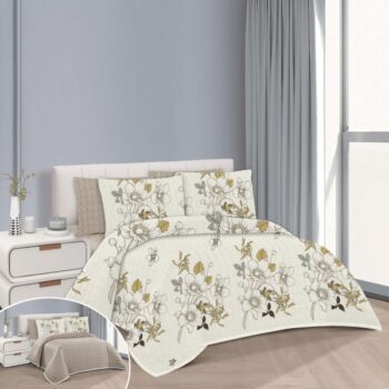 مفرش مضغوط صيفي رومانسي 6 قطع – نعومة وفخامة كل ليلة