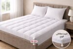 لباد سرير نفرين 180×200 سم بارتفاع 14 سم من المايكروفايبر الناعم صناعة سعودية